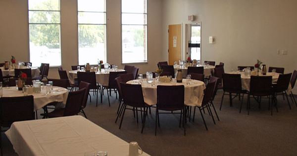 Community Room chairs and tables