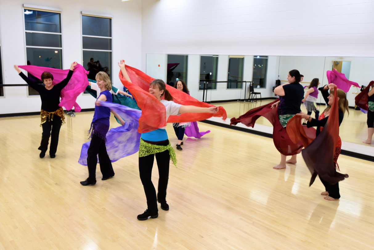 Dance Studio during belly dance class